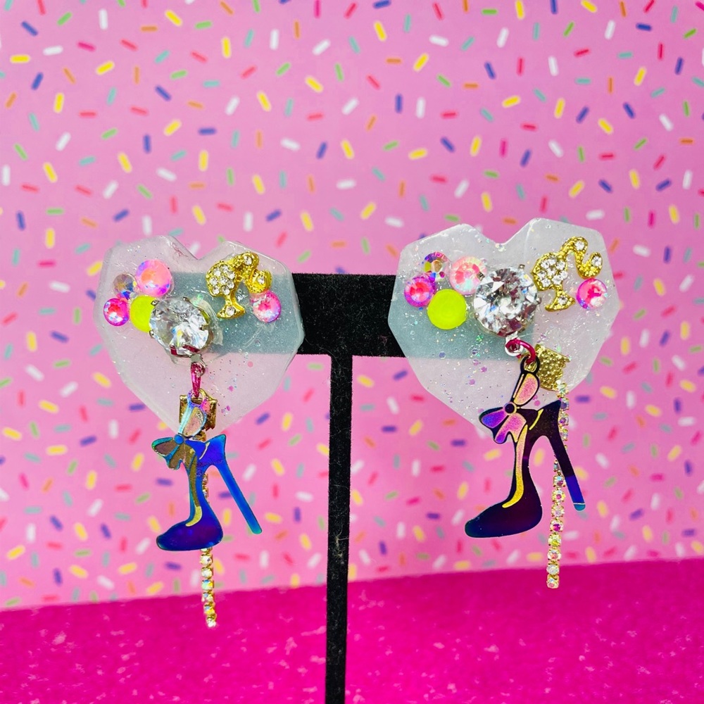 Barbie earrings